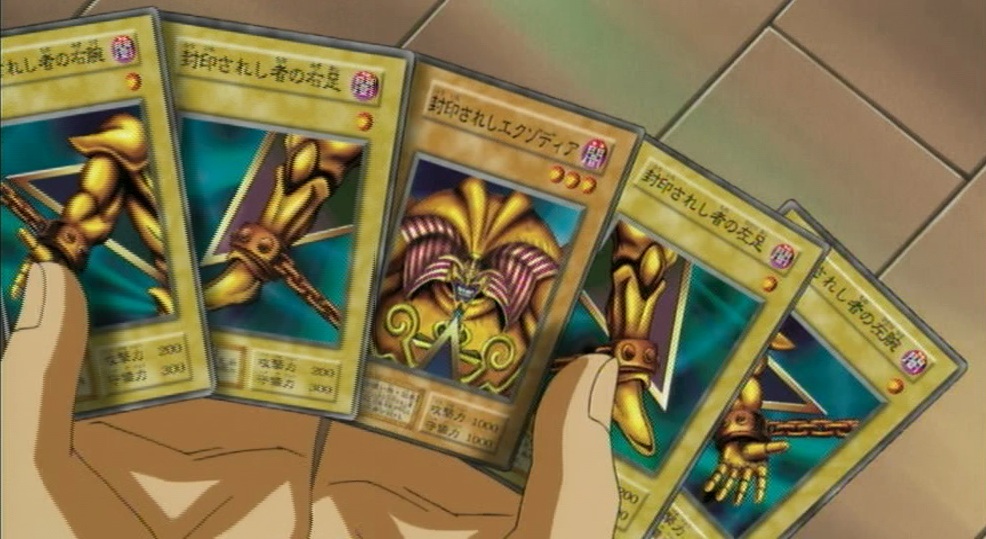 object identification - What are these Yu-Gi-Oh! cards and which anime  characters are holding them? - Science Fiction & Fantasy Stack Exchange